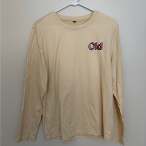 SHEIN Cream Long Sleeve Tee